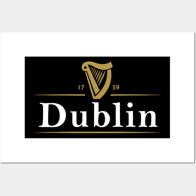 Dublin Irish Drink Wall Art by The Gift Hub